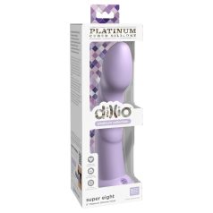  Dillio Super Eight - dildo de silicona con ventosa (21cm) - lila