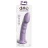 Dillio Super Eight - dildo de silicona con ventosa (21cm) - lila