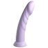 Dillio Super Eight - dildo de silicona con ventosa (21cm) - lila