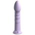 Dillio Super Eight - dildo de silicona con ventosa (21cm) - lila