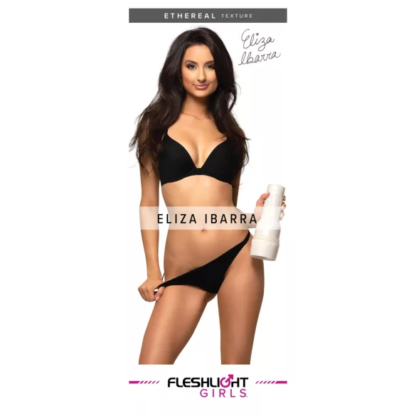 Fleshlight Eliza Ibarra Ethereal - vagina artificial realista (color natural)