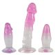 Set de Entrenador Anal Crystal Clear 3pzs (Transparente-Rosa)