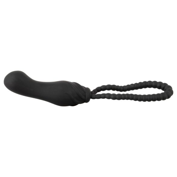 Black Velvets - Arnés con dildo - ajustable - silicona negro
