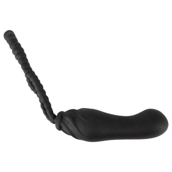 Black Velvets - Arnés con dildo - ajustable - silicona negro