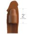X-TENSION Elite 2 - funda de pene ajustable (marrón)