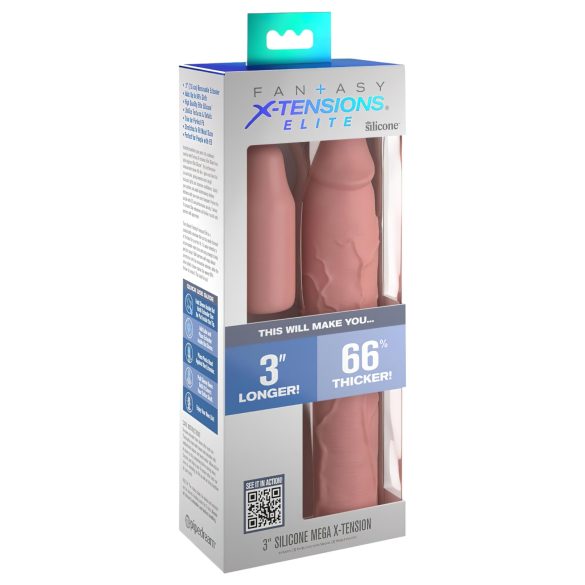 X-TENSION Elite 3 - funda recortable para pene (natural)