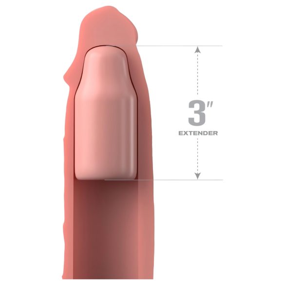 X-TENSION Elite 3 - funda para pene ajustable - color natural