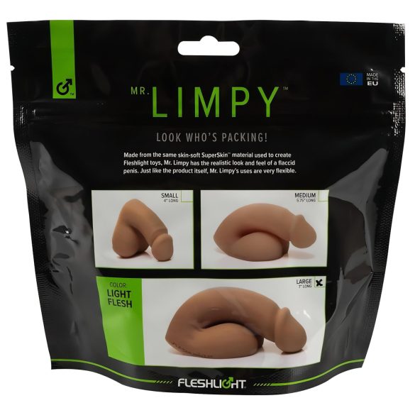 Mr. Limpy - consolador realista grande - silicona color natural
