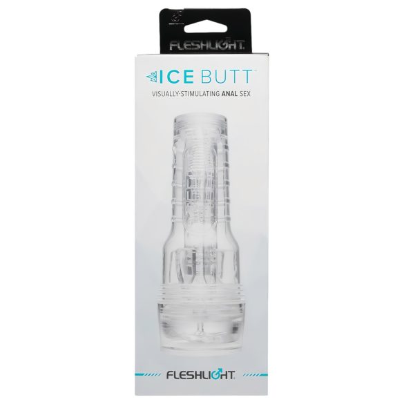 Fleshlight Ice Butt - masturbador anal masculino - transparente