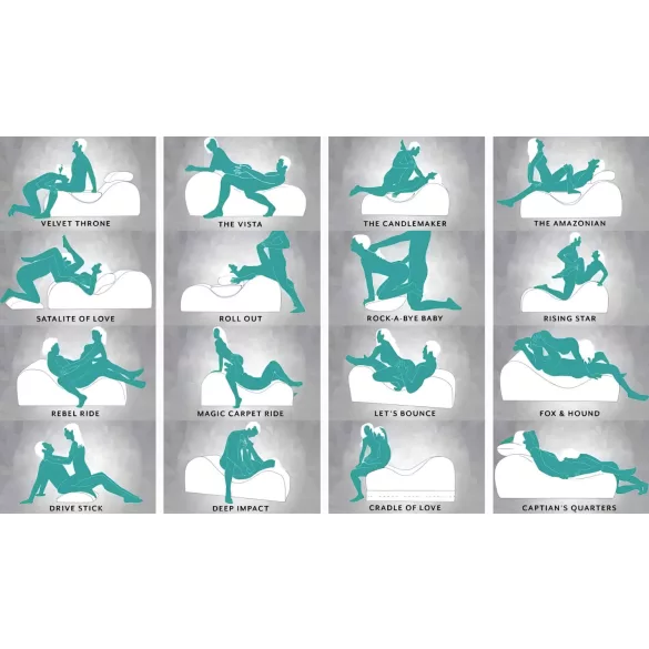 Liberator Esse Lounger - sillón tantra ajustable 3 piezas - rojo