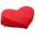 Cuña Corazón Liberator - cojín sexual en forma de corazón (rojo)