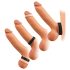 You2Toys 4en1 - Set de anillos para el pene y testículos (natural-negro)