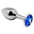 Alive - plug anal metálico - set de 3 piezas - color plata