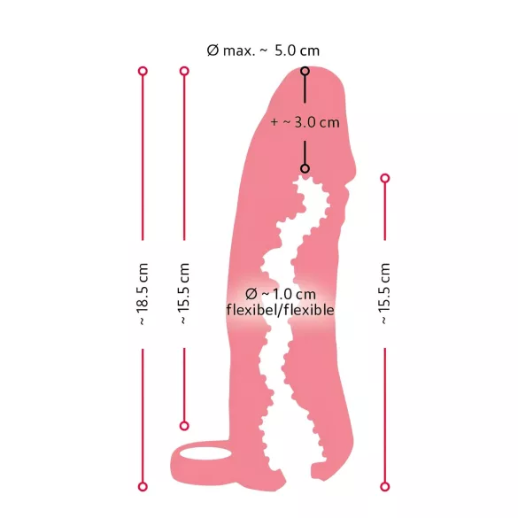 Nature Skin - funda pene y vagina artificial - 18 cm color natural
