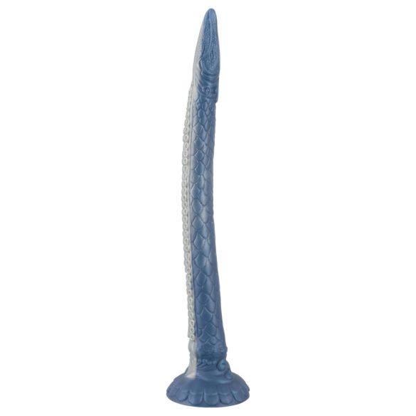 Dildo largo de éxtasis azul