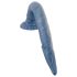 Dildo largo de éxtasis azul