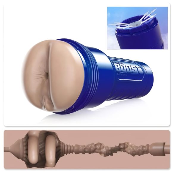 Fleshlight Boost Blast - masturbador realista diseño trasero (natural)