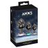 Anos - set de plugs anales de metal