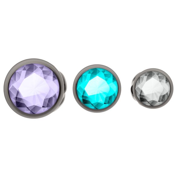 Anos - plug anal metálico - set de 3 piezas
