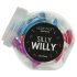 Silly Willy - Dildo de silicona con ventosa - 12 uds (colores)