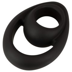 Erecto - anillo para pene y testículos - silicona negra