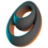 Erecto - anillo para pene y testículos - silicona negra