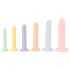 Seis en línea - set de entreno dildos - 6 uds (colores)