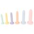 Seis en línea - set de entreno dildos - 6 uds (colores)
