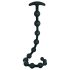 Dildo anal de perlas Black Velvet (negro)