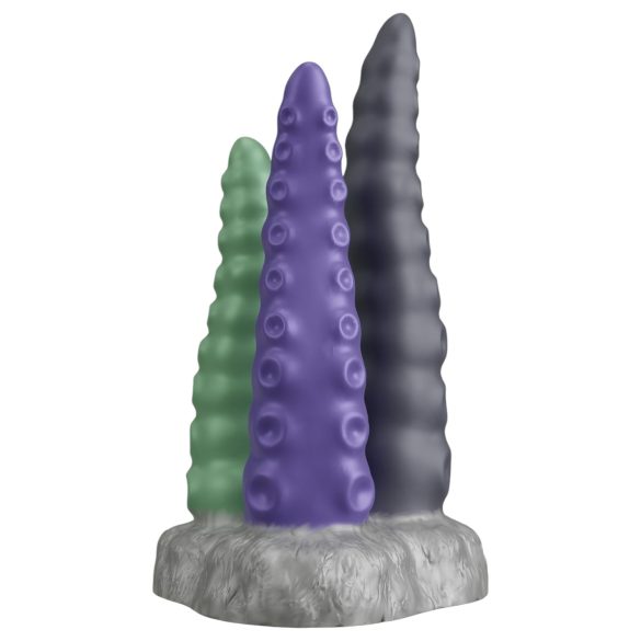Beasty Cocks - Dildo triple tentáculo - silicona morado