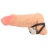 Cuerda Ajustable Rebel: Anillo Pene y Testículos Negro