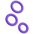 ROMP Remix Trio - Set de anillos 3 piezas (lila)
