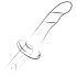 ROMP Dizi - Dildo flexible de silicona (rosa-naranja)