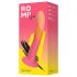 ROMP Dizi - Dildo flexible de silicona (rosa-naranja)