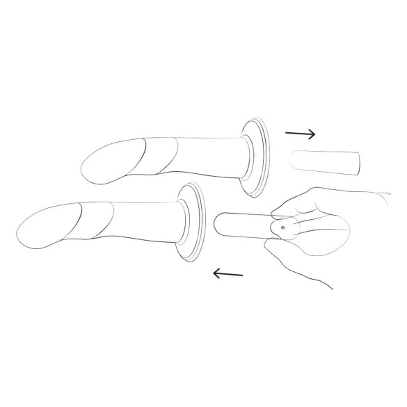 ROMP - kit de pegging - negro y azul