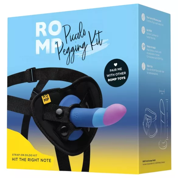 ROMP - kit de pegging - negro y azul
