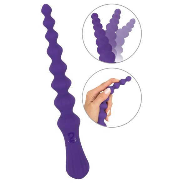Dildo flexible de bolas (lila) - You2Toys