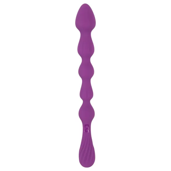 You2Toys - Dildo anal flexible con bolas - silicona violeta