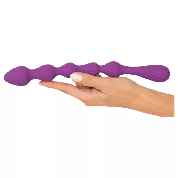 You2Toys - Dildo anal flexible con bolas - silicona violeta