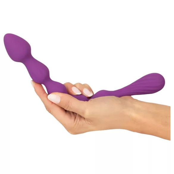 You2Toys - Dildo anal flexible con bolas - silicona violeta