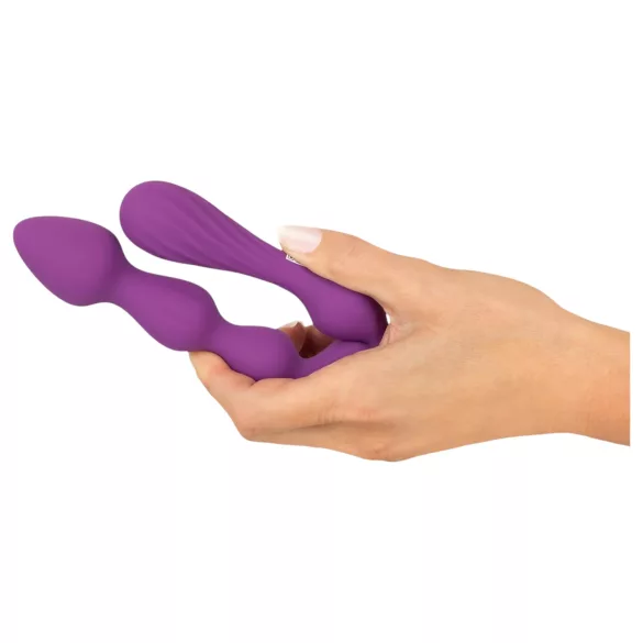 You2Toys - Dildo anal flexible con bolas - silicona violeta