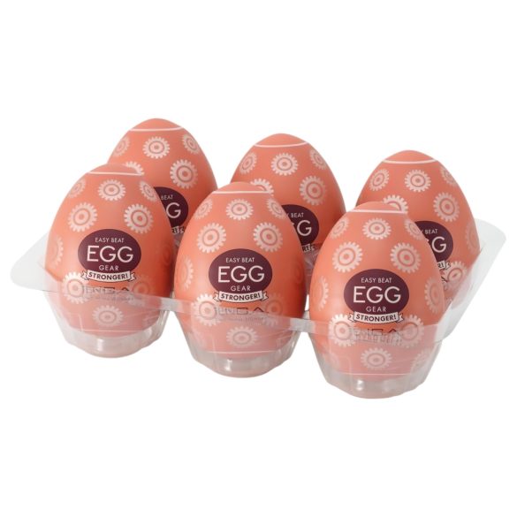 TENGA Egg Gear Stronger - masturbador huevo (6 uds.)