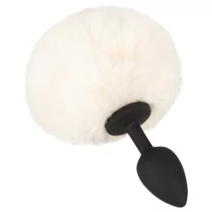 You2Toys - plug anal con cola de conejo - silicona negra