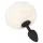You2Toys - plug anal con cola de conejo - silicona negra