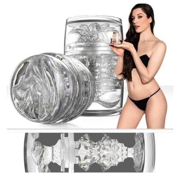 Fleshlight Quickshot Stoya - masturbador de viaje (transparente)
