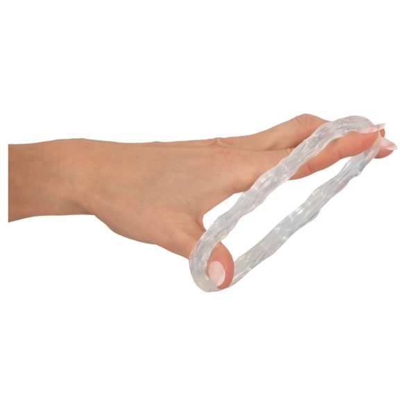 Beau Coeur Parinor - anillo para pene y testículos - silicona transparente