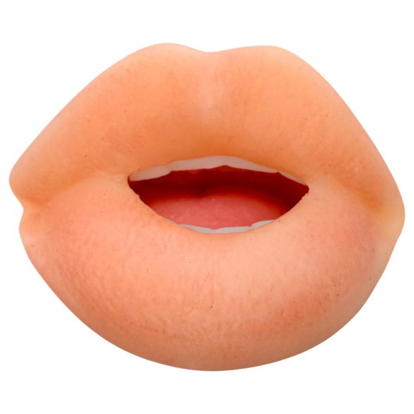 Nature Skin - masturbador doble orificio vagina y boca - color natural