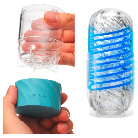 TENGA Spinner DX - masturbador masculino - transparente