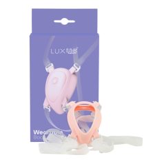 Arnés de lujo para vibrador de clítoris (blanco)