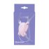 Lujoso arnés ajustable para vibrador de clítoris (blanco)